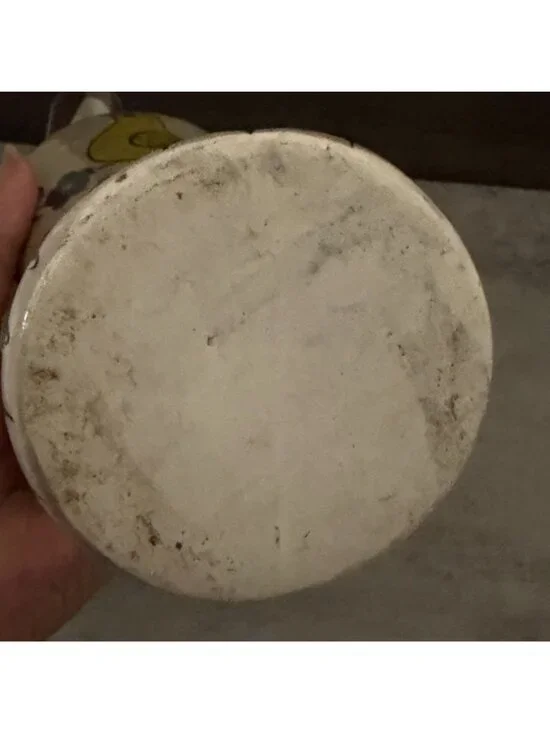 Vintage Tonala Mexico Hand Painted Yellow Bird Handled Ewer Pitcher Ceramic 12" - Picture 12 of 12